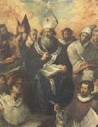 HERRERA, Francisco de, the Elder St Basil Dictating His Doctrine (mk05) oil painting artist